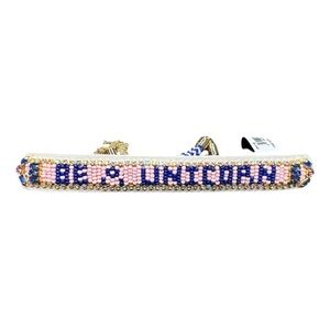 Rebecca Minkoff Beaded 'Be a Unicorn' Adjustable bracelet